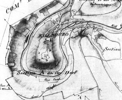  Karte: Kyllburg im Jahre 1855 