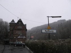 Bahnhof-Kyllburg-Eifel-Schnee